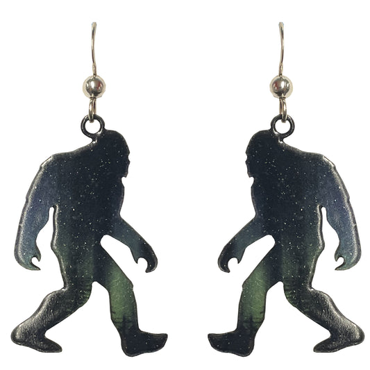 Sasquatch earrings, #2714