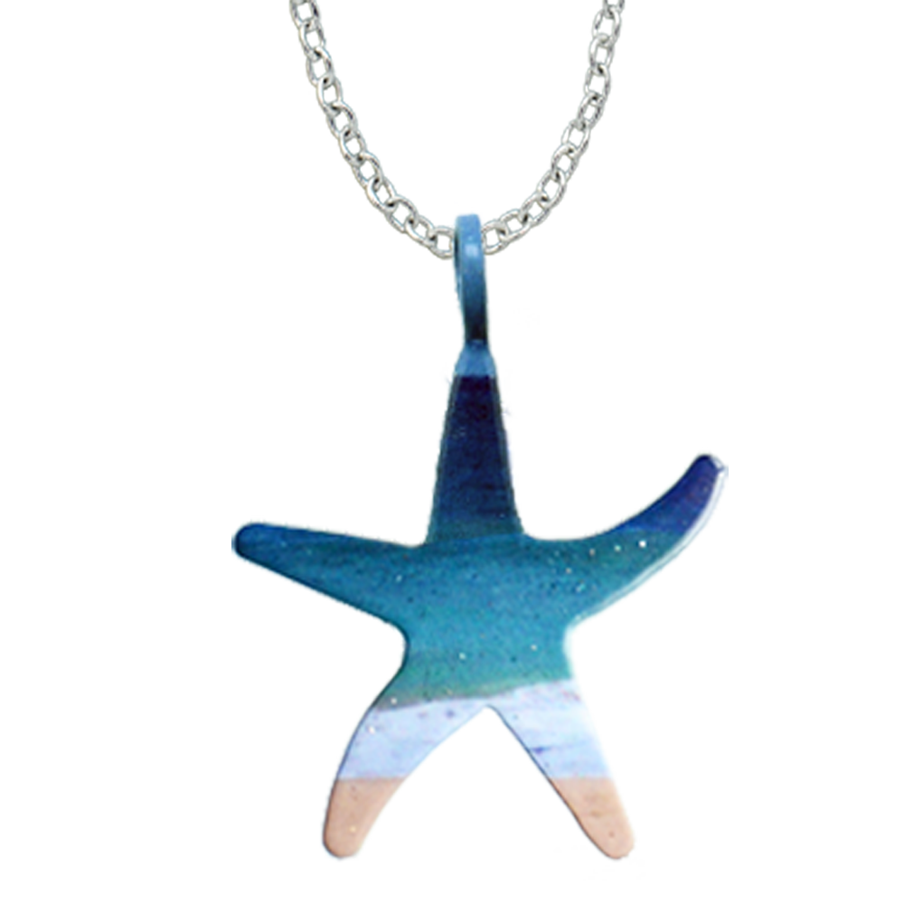 Beach Starfish Necklace, Item# 4133X