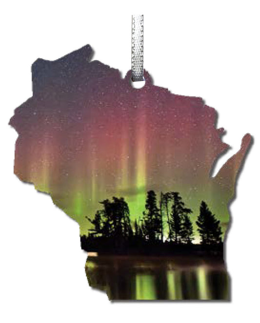 WI, Birch Lake, Ornament 2.5 inch, #8091