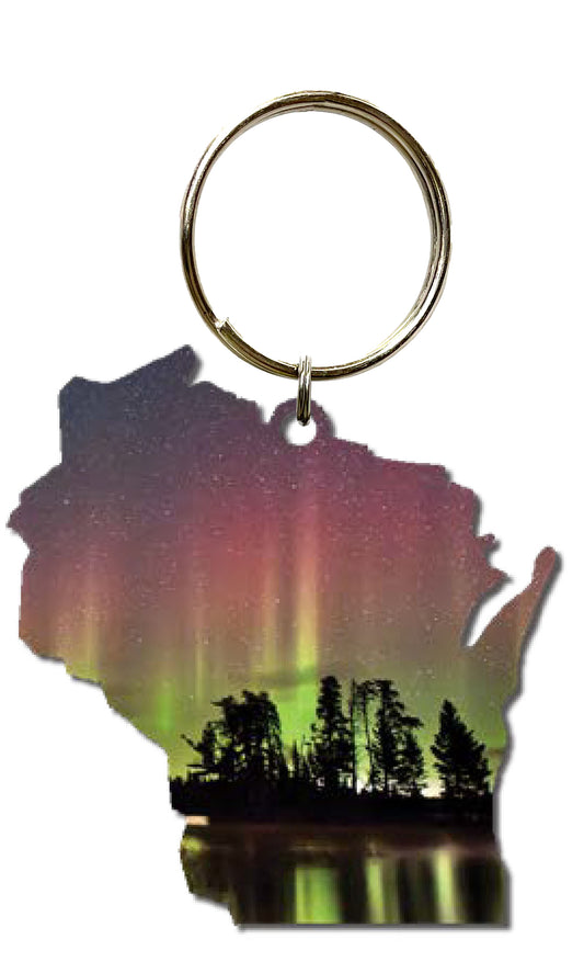 WI, Birch Lake, Key Chain #8546