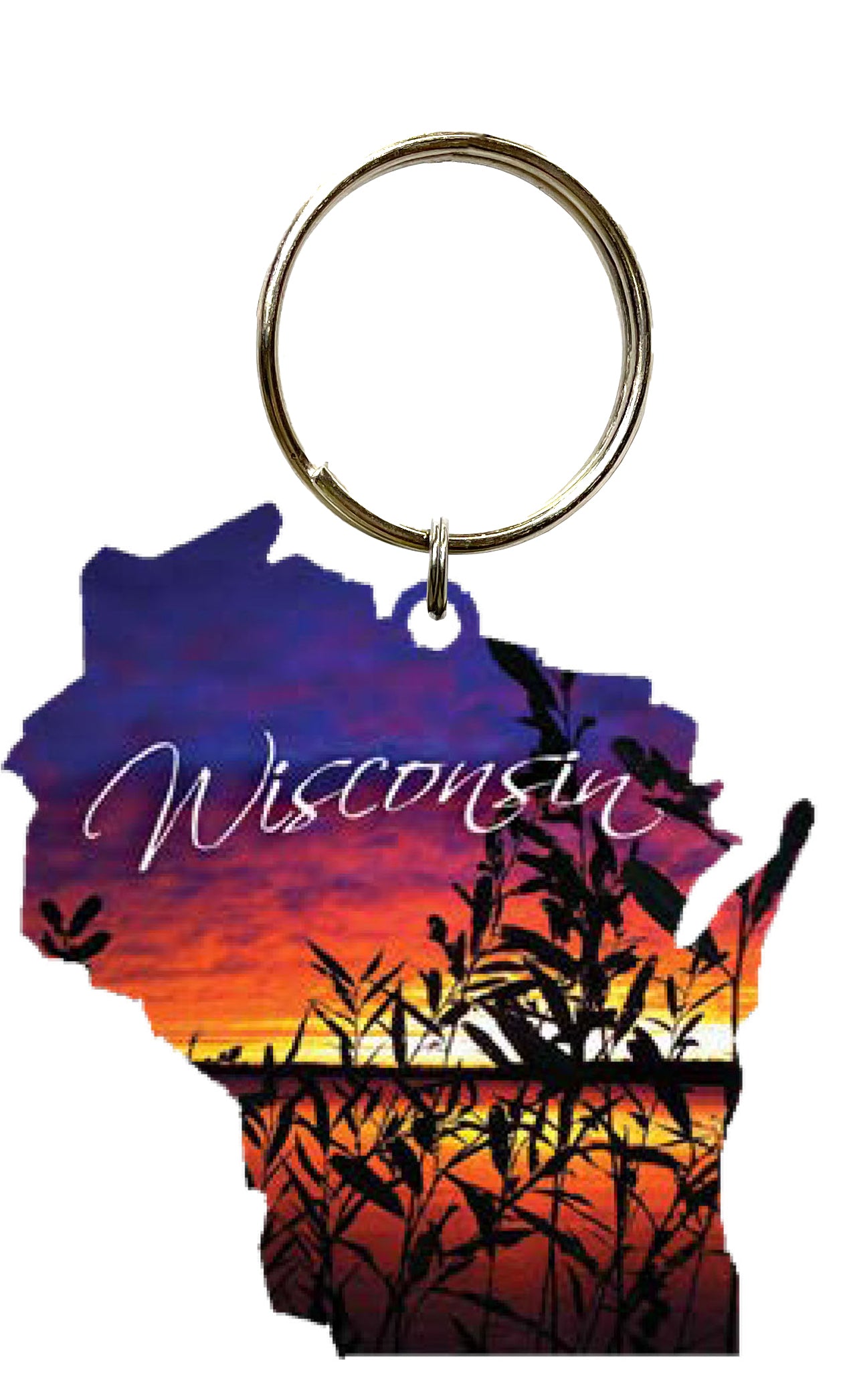 WI, Waves of Grain Key Chain #8553