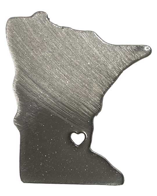 I Heart Minnesota, Stainless Steel Pin #6007